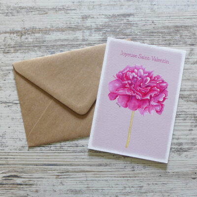 Pivoine rose Saint-Valentin - Grand Air