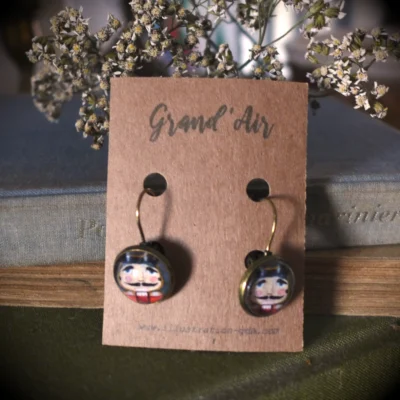 Boucles d'oreilles Casse-Noisette - Grand'Air
