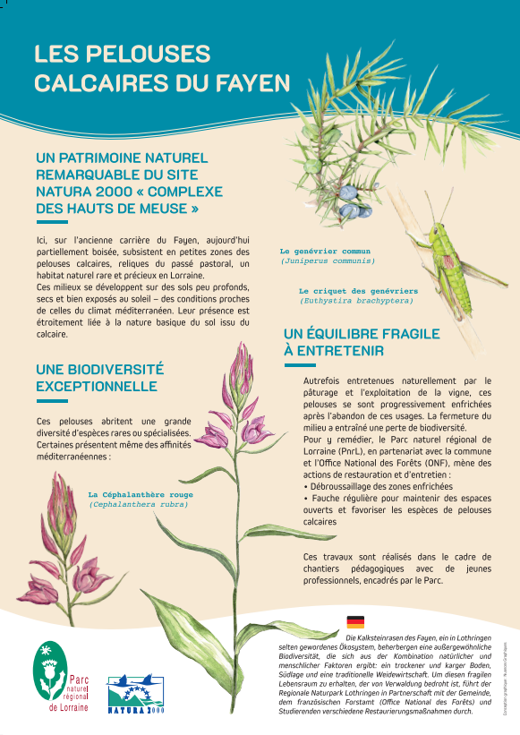 Panneau Pelouse de Fréméréville - PNRL